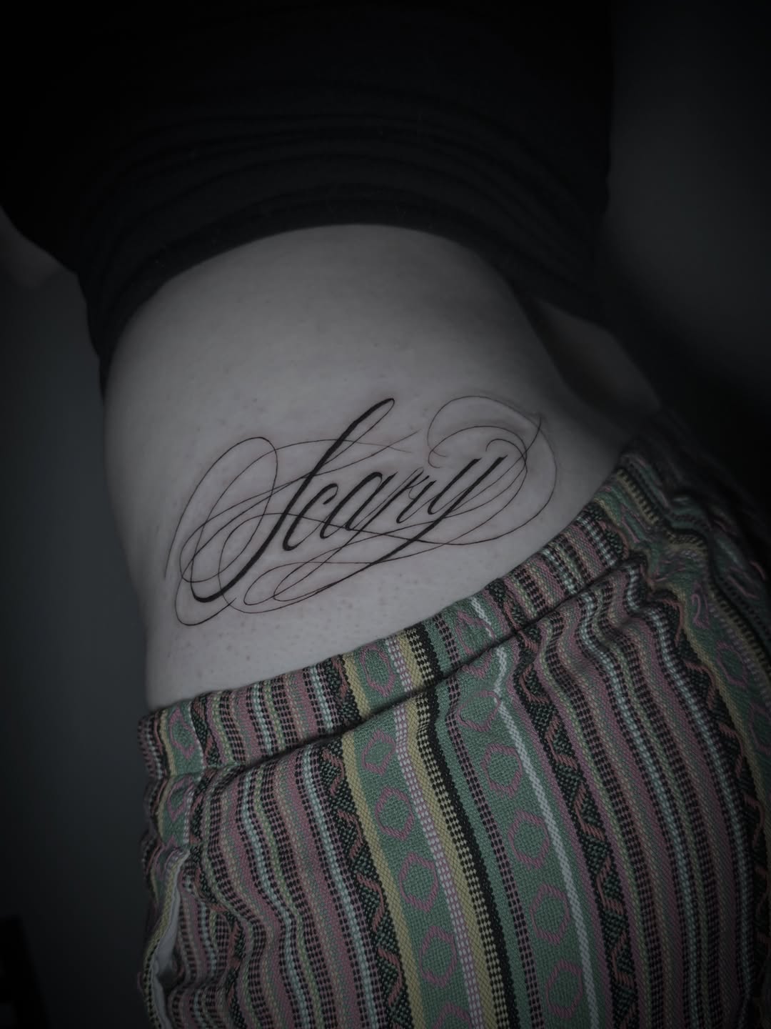 Tattoo by @ink.booo โ lettering_script, fine_line