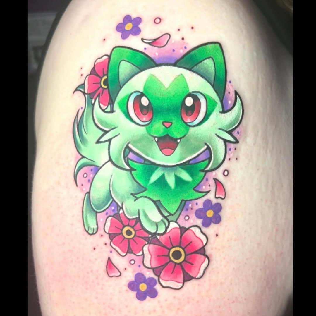 Tattoo by @inkbyjordi — new_school, anime