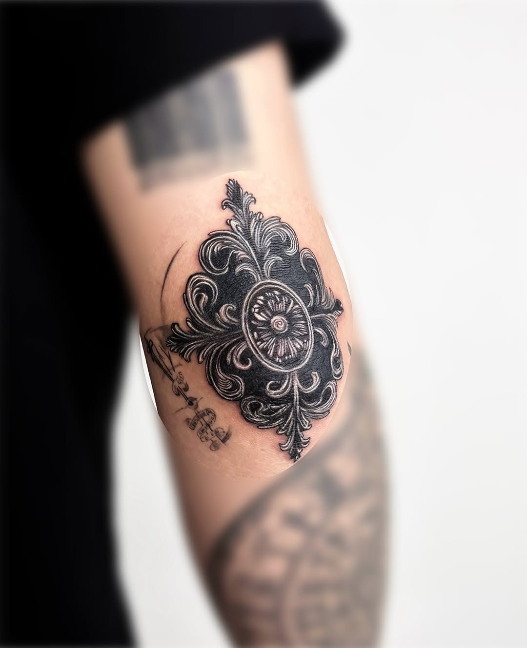 Tattoo by @swani_tattoo — blackwork, ornamental