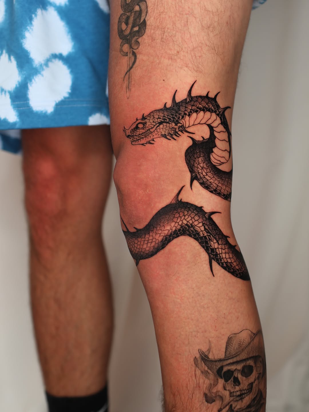 Tattoo by @strokin_dark — black_and_grey, realism