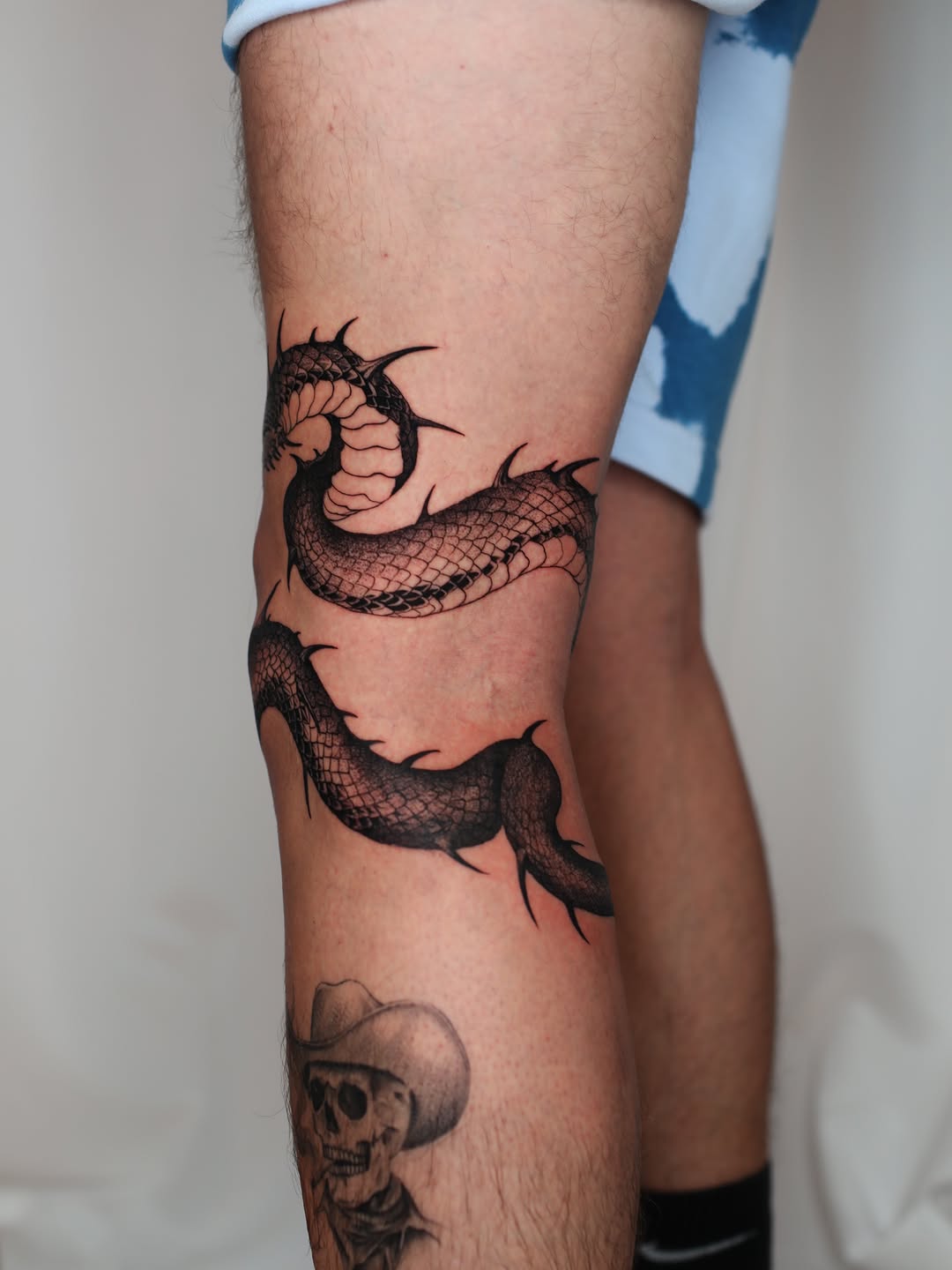 Tattoo by @strokin_dark — black_and_grey, realism