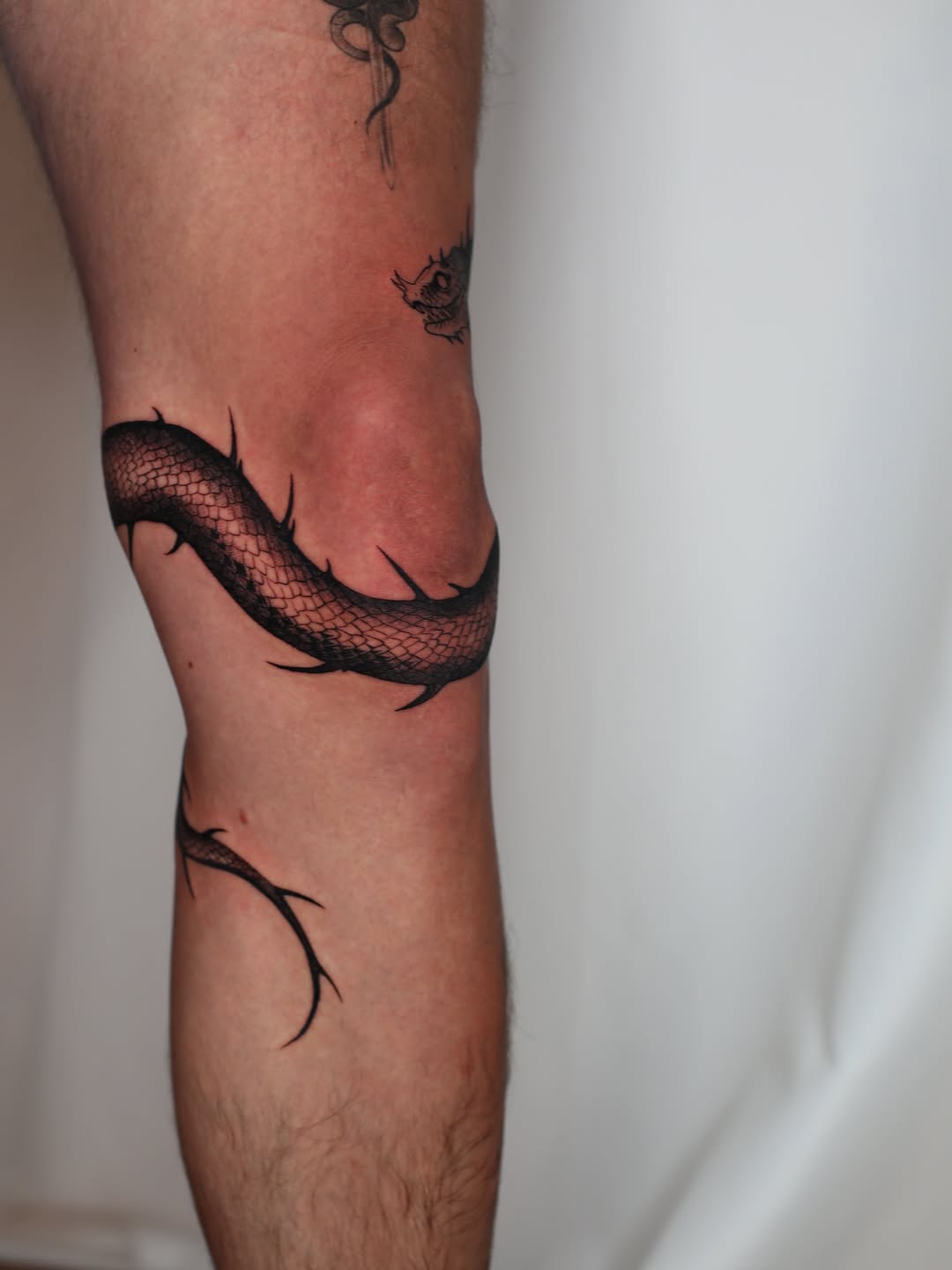 Tattoo by @strokin_dark — blackwork, dark_realism