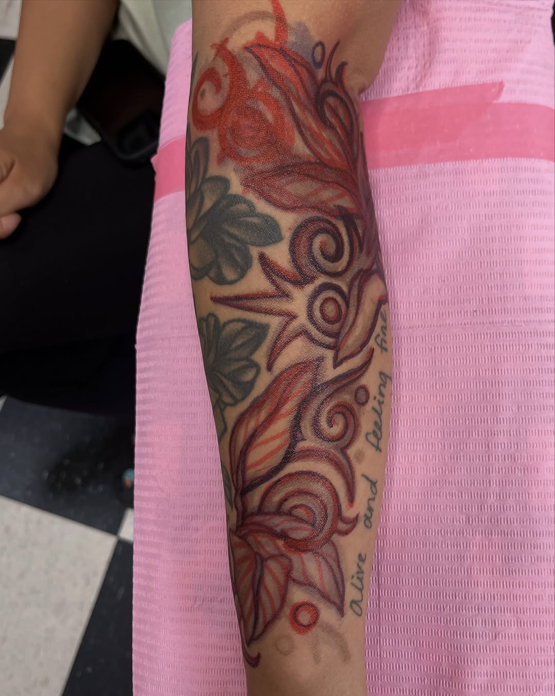 Tattoo by @kgibsontattoos — chicano, lettering_script