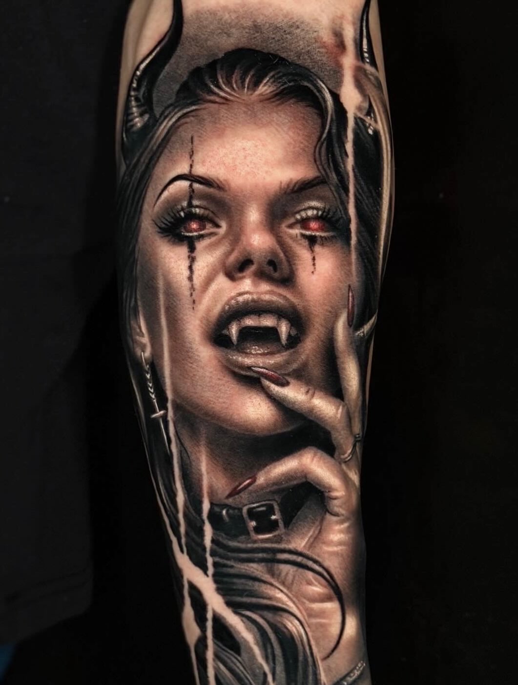 Tattoo by @jwells_tattoos β realism, dark_realism