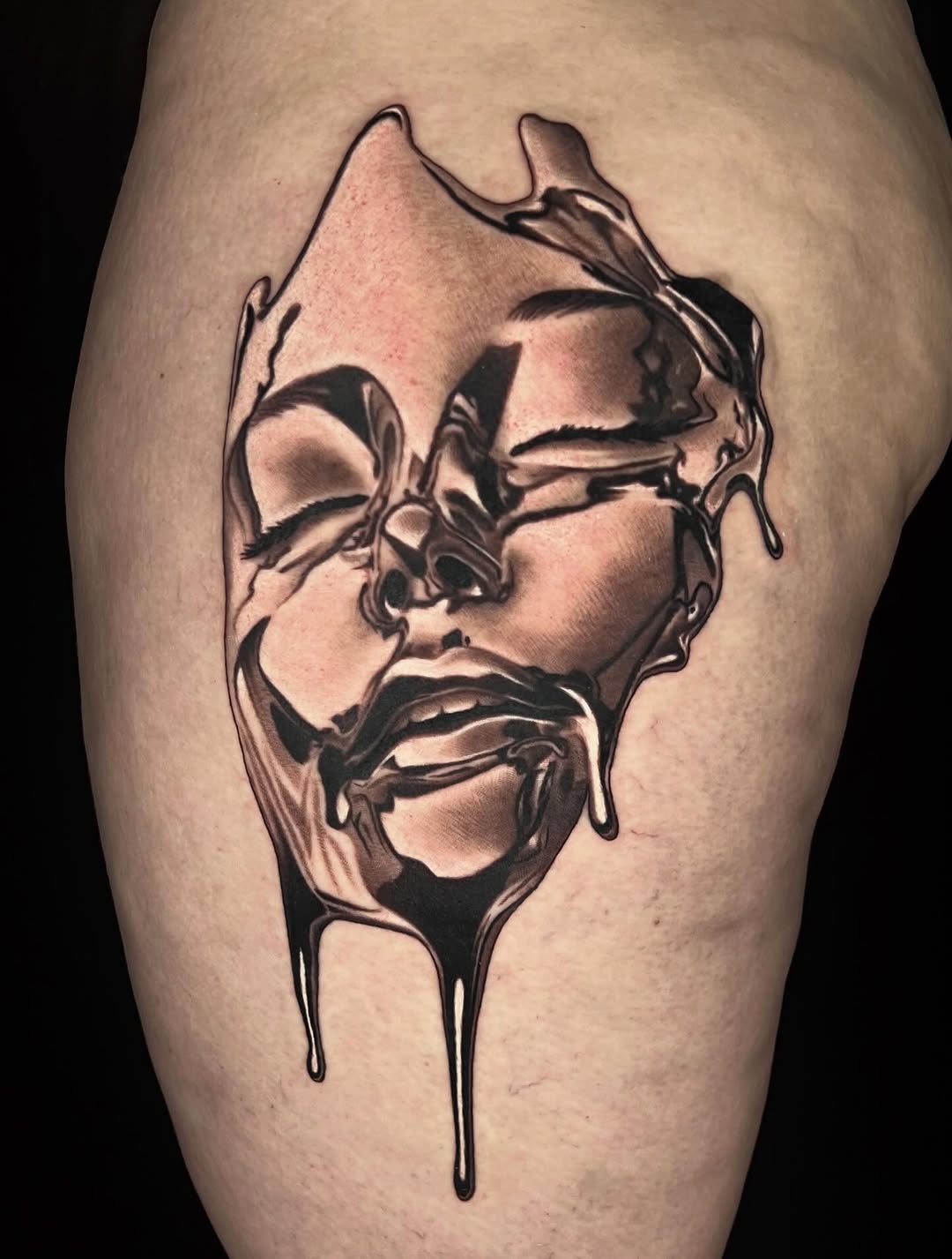 Tattoo by @jwells_tattoos β realism, black_and_grey