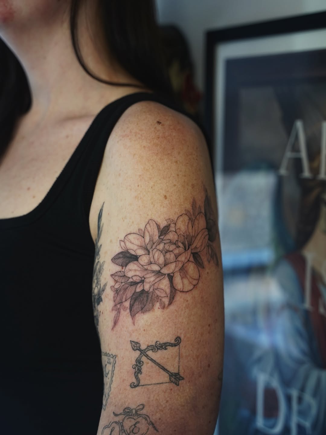 Tattoo by @emmaleetattoo — fine_line, black_and_grey
