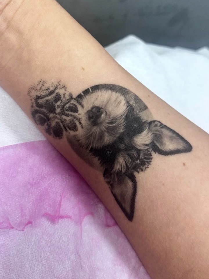 Tattoo by @lisa_tattooer — realism, black_and_grey