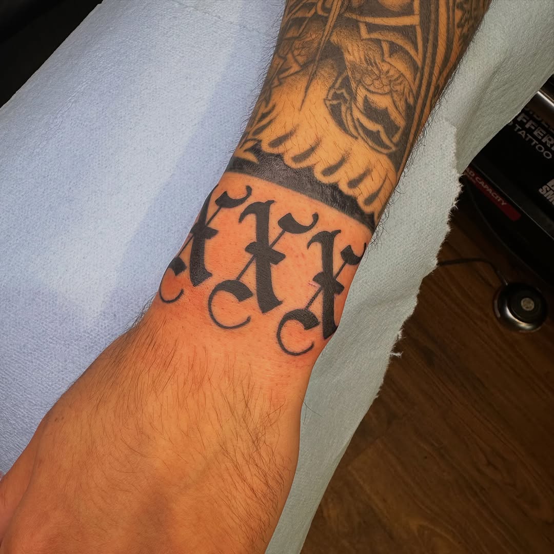 Tattoo by @codydewaldtattooer โ lettering_script