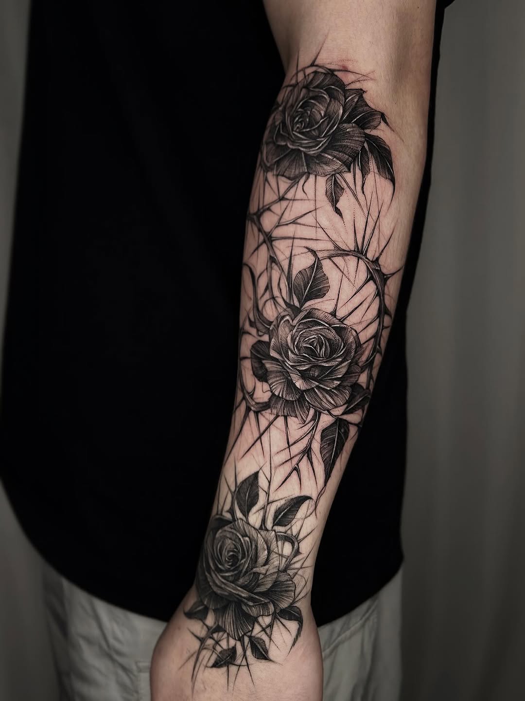 Tattoo by @tamilia_howall — black_and_grey, realism