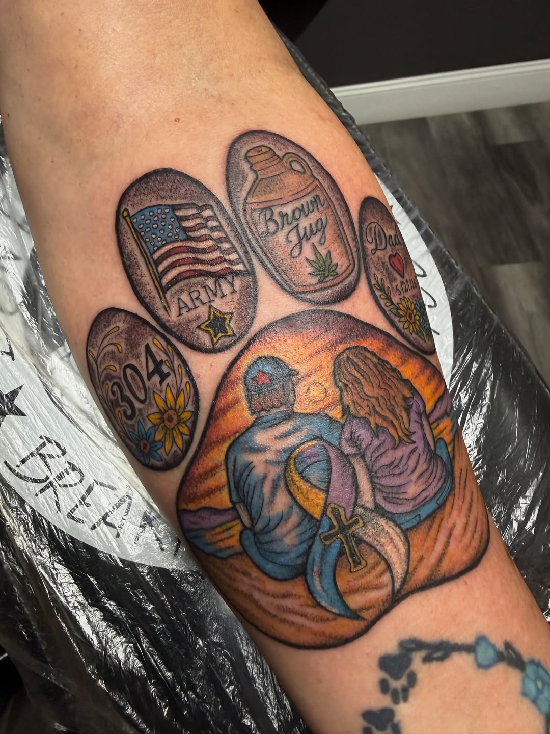 Tattoo by @bfmc_peanut_72 — realism, black_and_grey