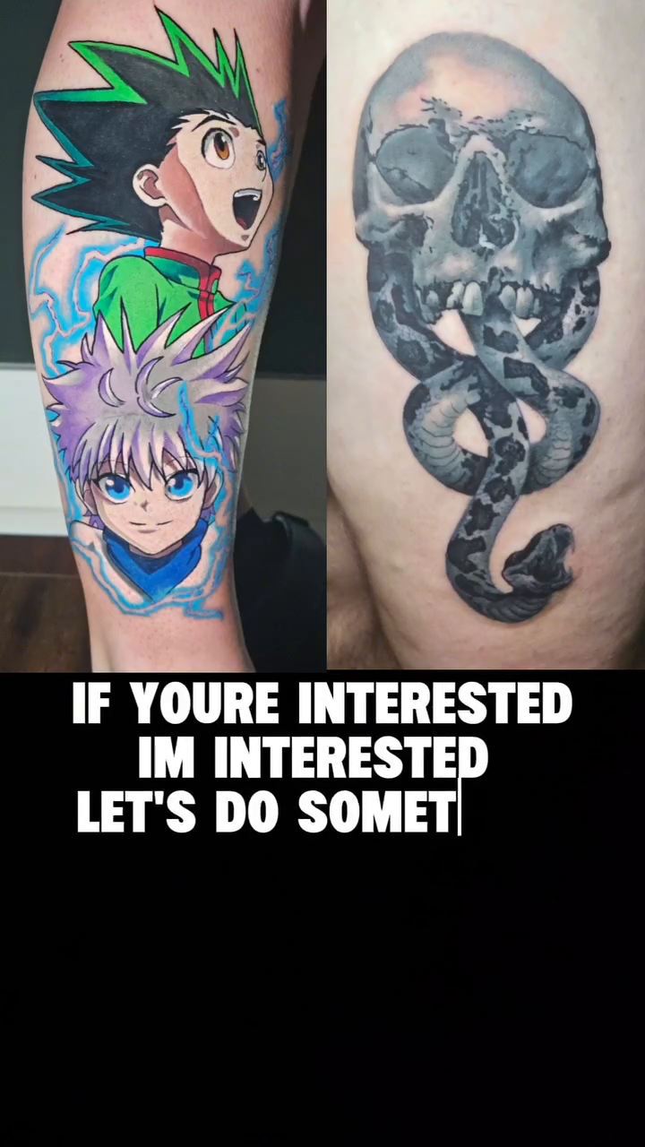 Tattoo by @johnniericotattoos — anime, realism