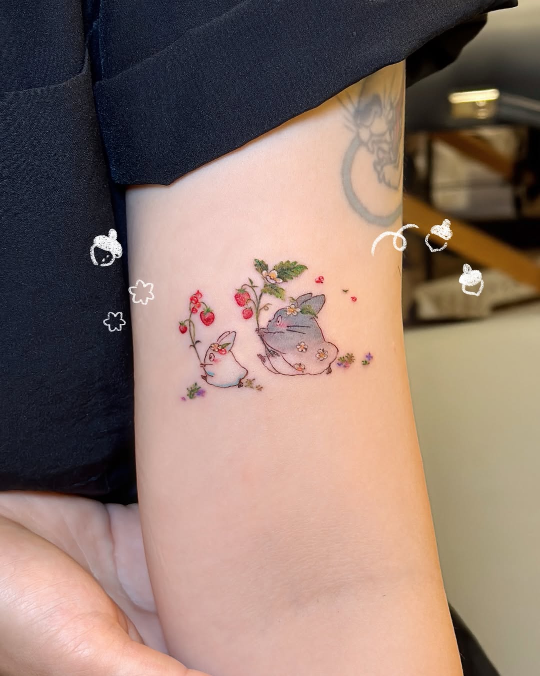 Tattoo by @leesun_tattoo — fine_line, anime