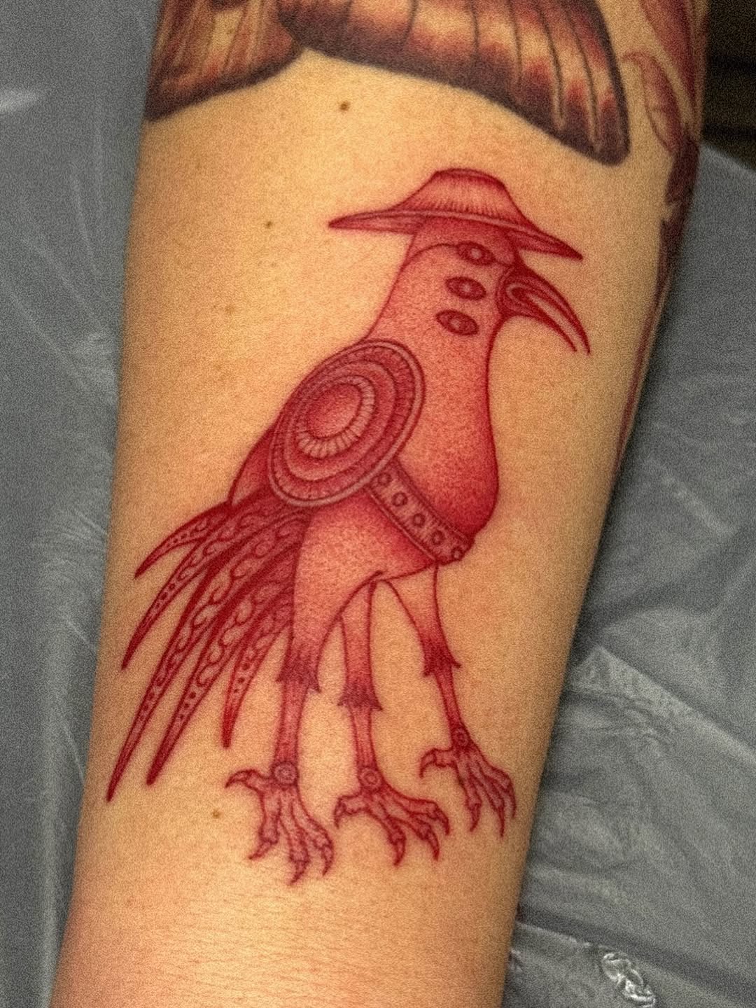 Tattoo by @hongma_tt β illustrative, dotwork