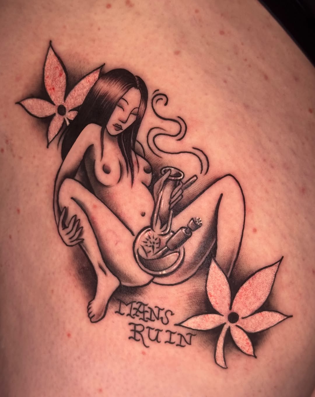 Tattoo by @noapologiestattoo — american_traditional, lettering_script