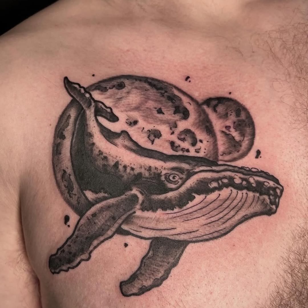 Tattoo by @karlb_tattoo โ realism, black_and_grey