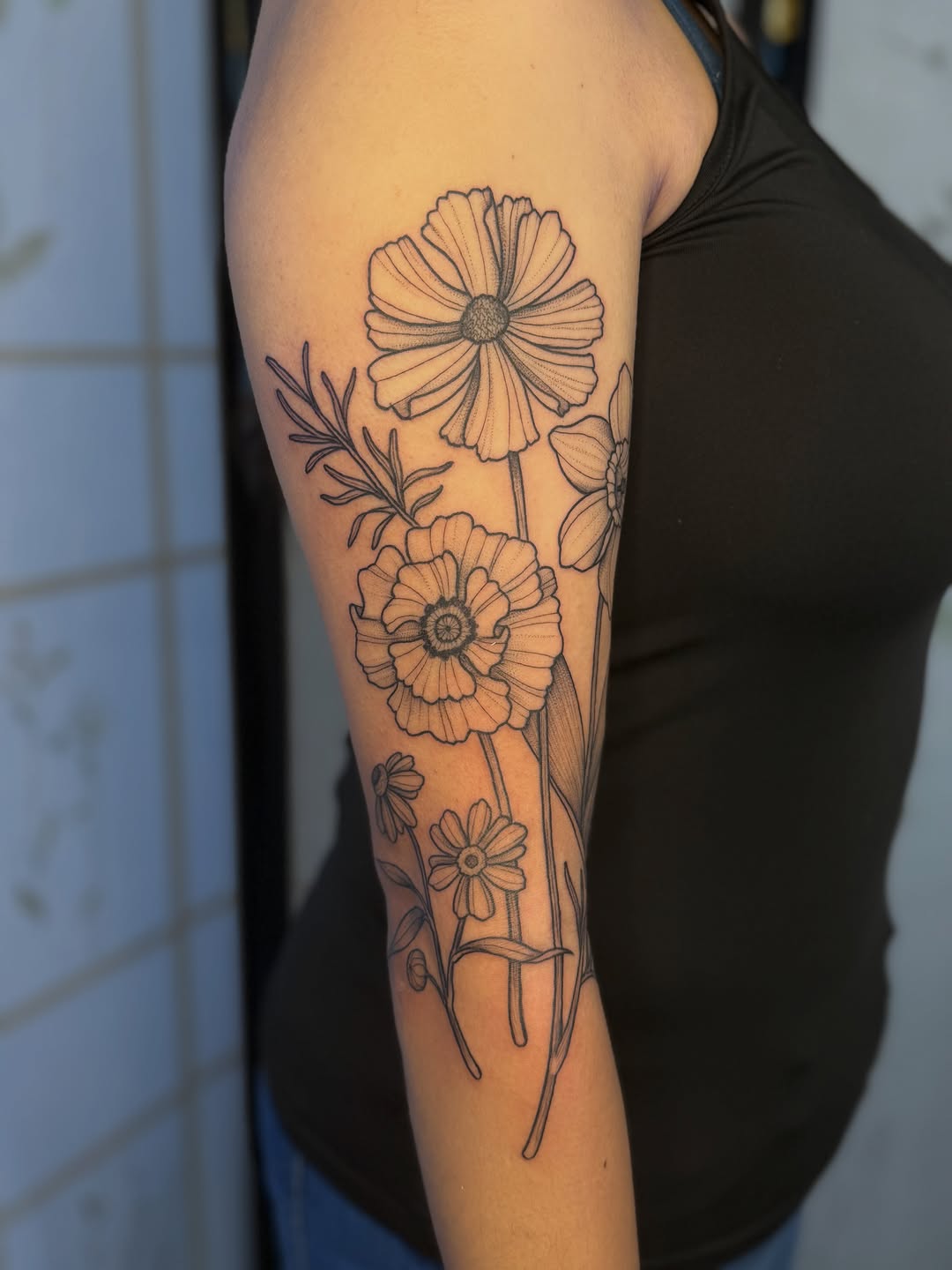 Tattoo by @noelle_adrienne — fine_line, dotwork