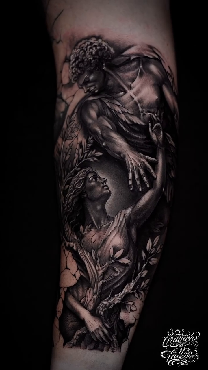 Tattoo by @cultura_tattoo — realism, dark_realism