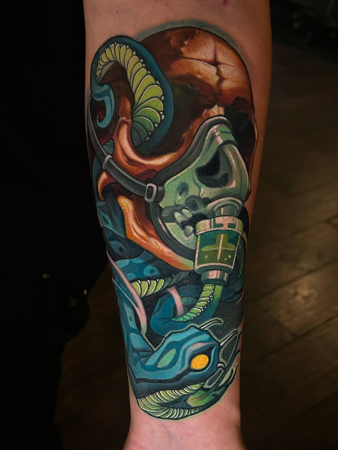 Tattoo by @timmy_b_413 — new_school, dark_realism