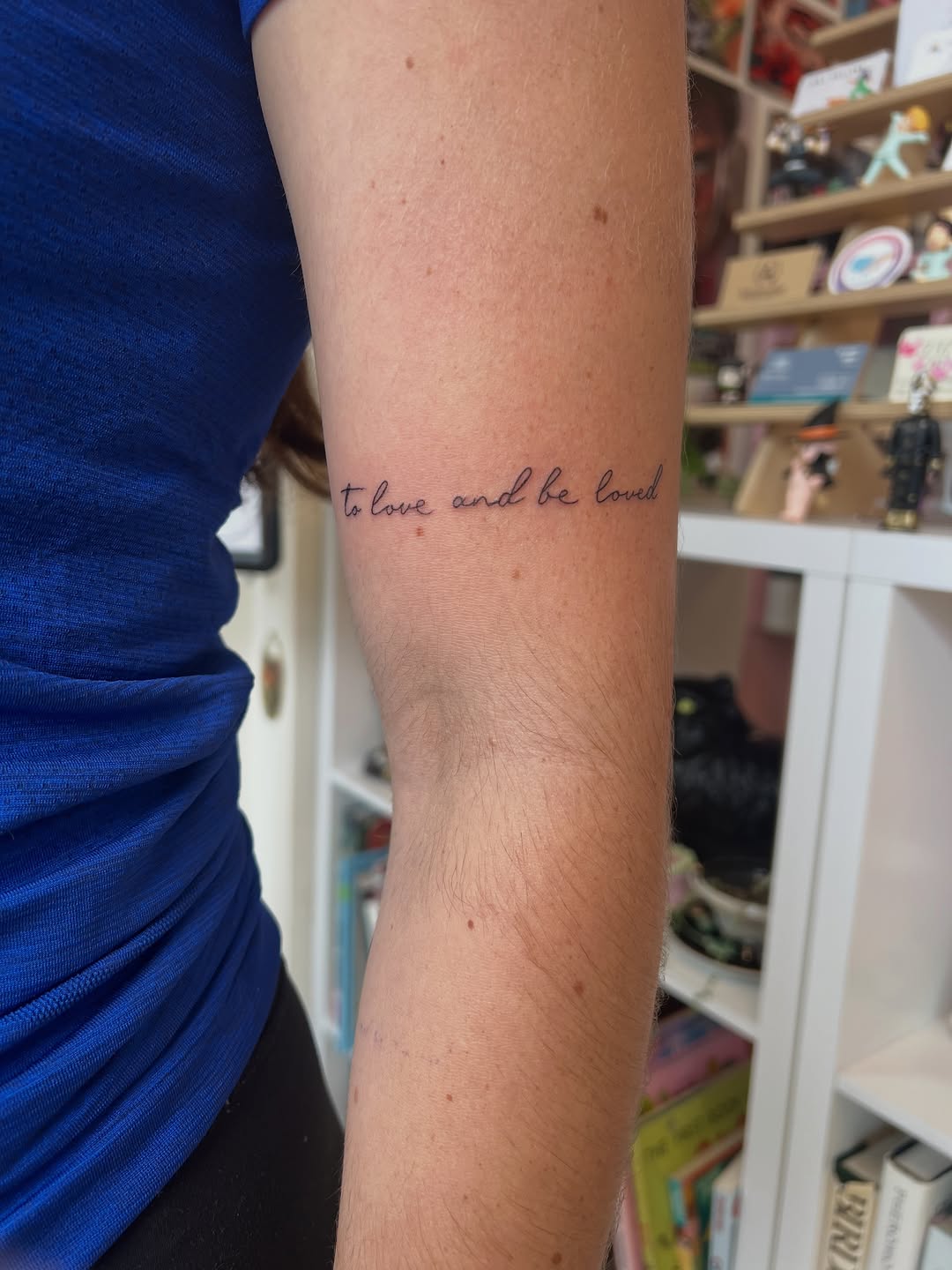 Tattoo by @divagirl_superstar — lettering_script, fine_line
