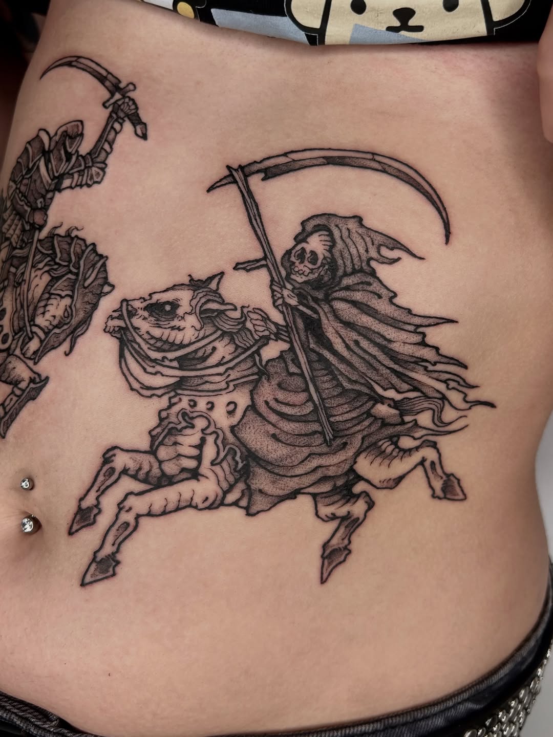 Tattoo by @da.voide_tattoo — black_and_grey, dark_realism