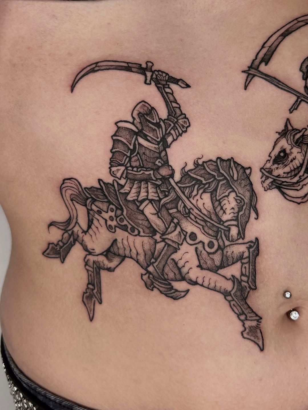 Tattoo by @da.voide_tattoo — black_and_grey, illustrative