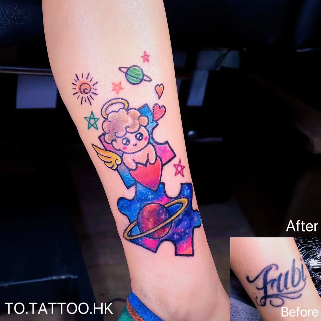 Tattoo by @to.tattoo.hk — new_school, anime