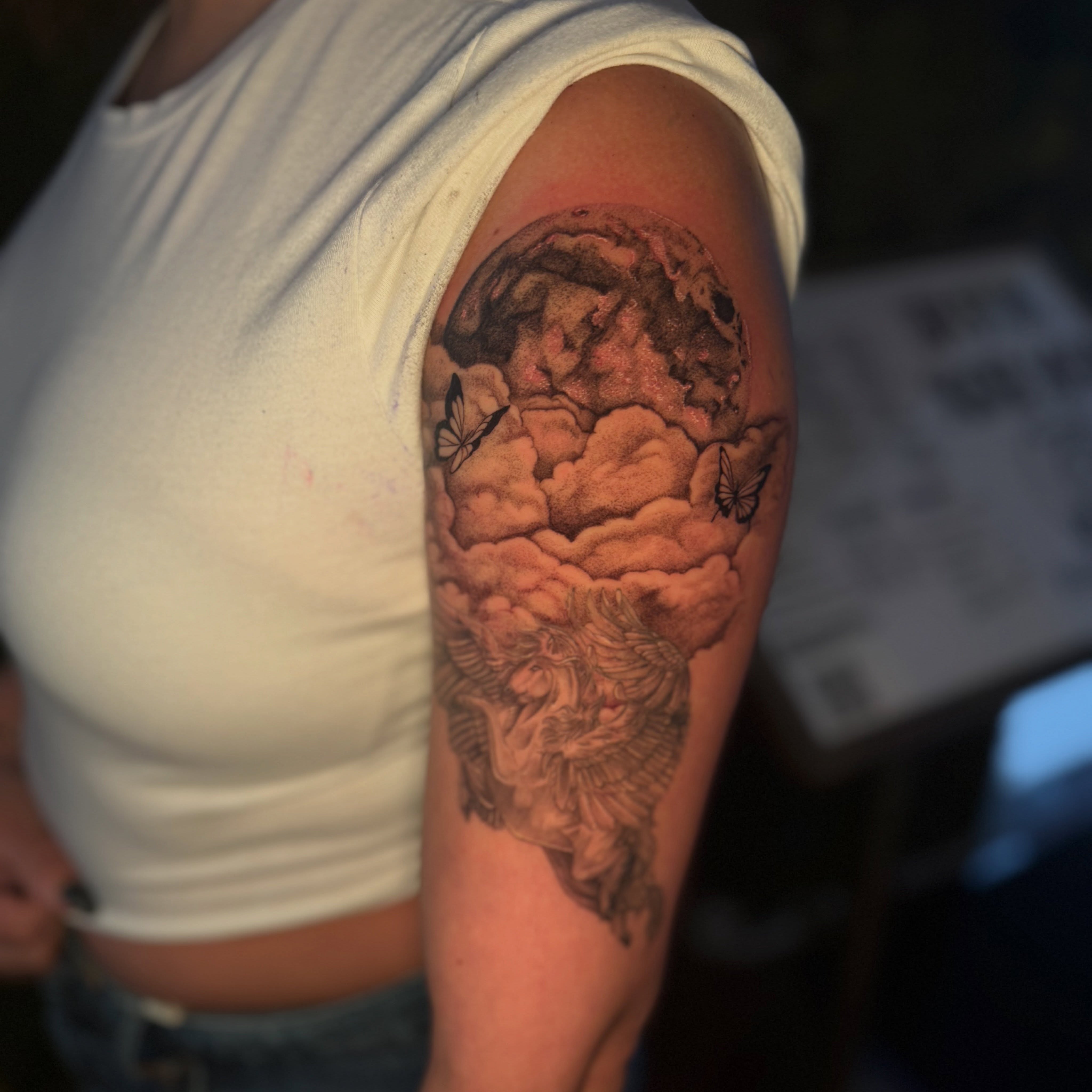 Tattoo by @hafutattoo β realism, black_and_grey