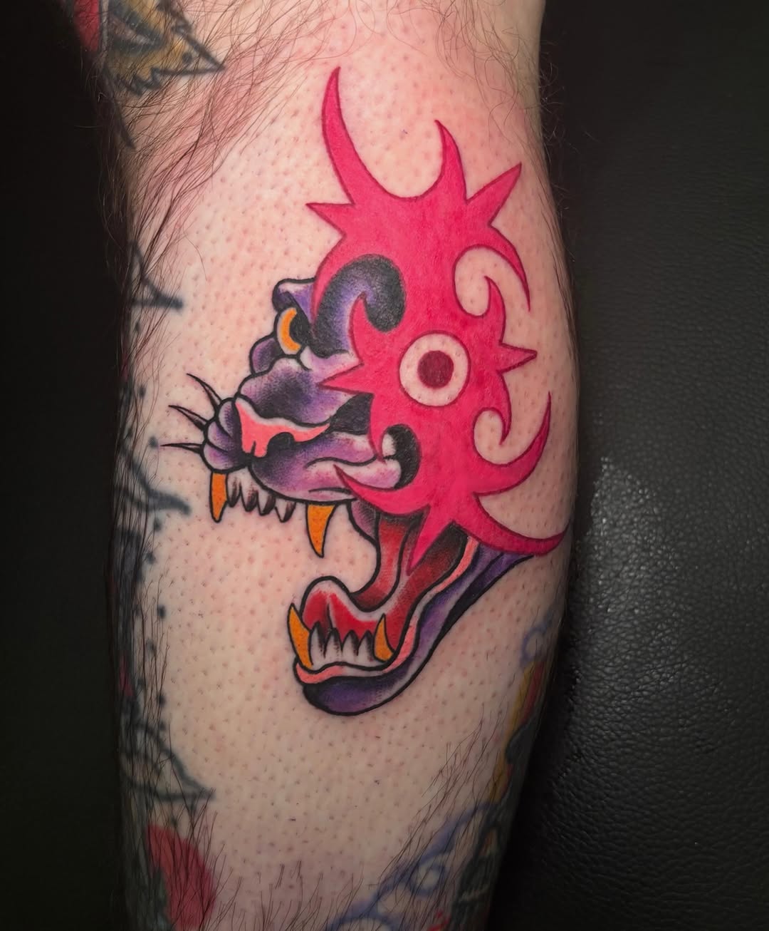 Tattoo by @jdawgdotgov โ new_school, tribal