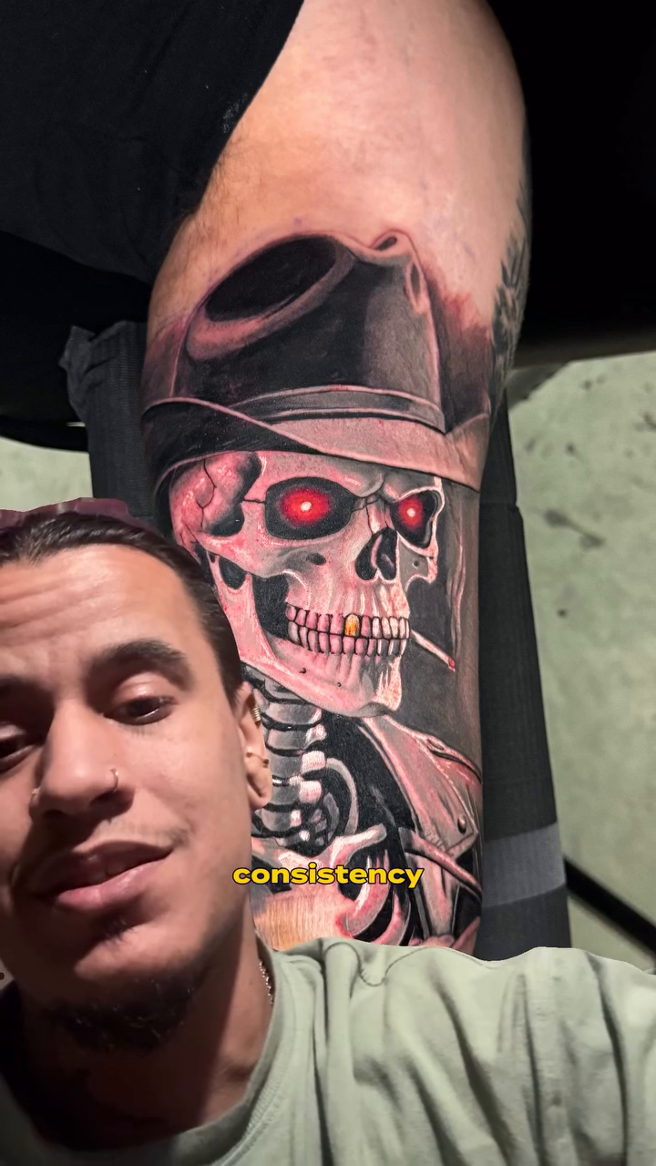 Tattoo by @tokin_tattoos_ — realism, black_and_grey