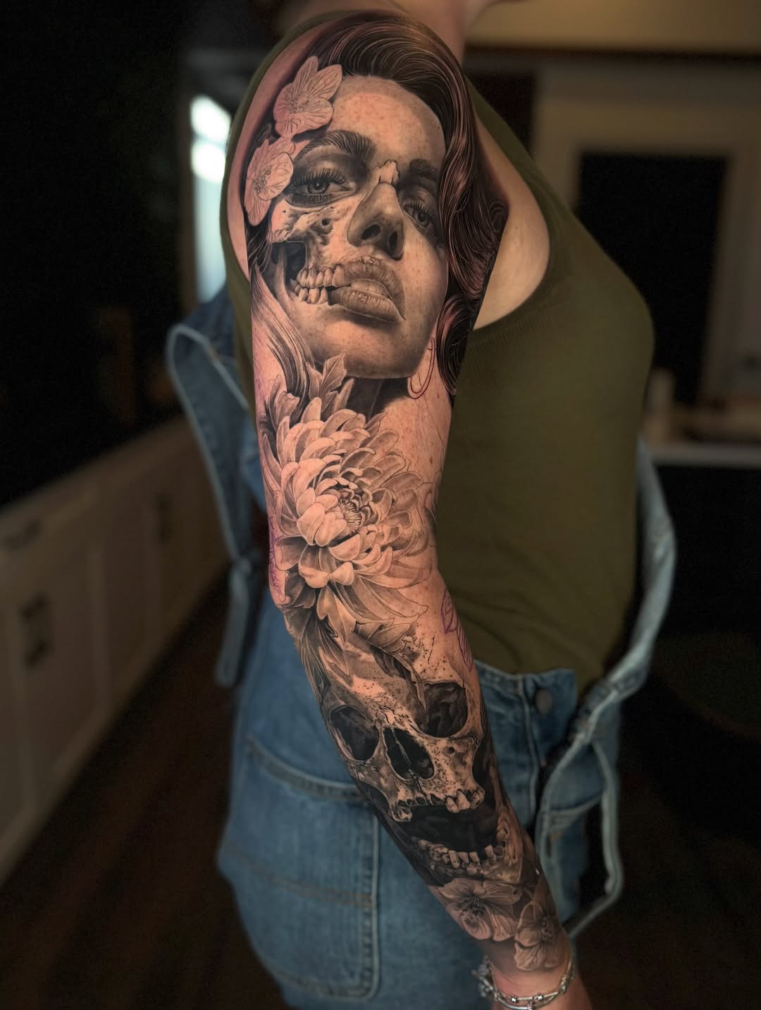 Tattoo by @tan_hope_mm — realism, black_and_grey