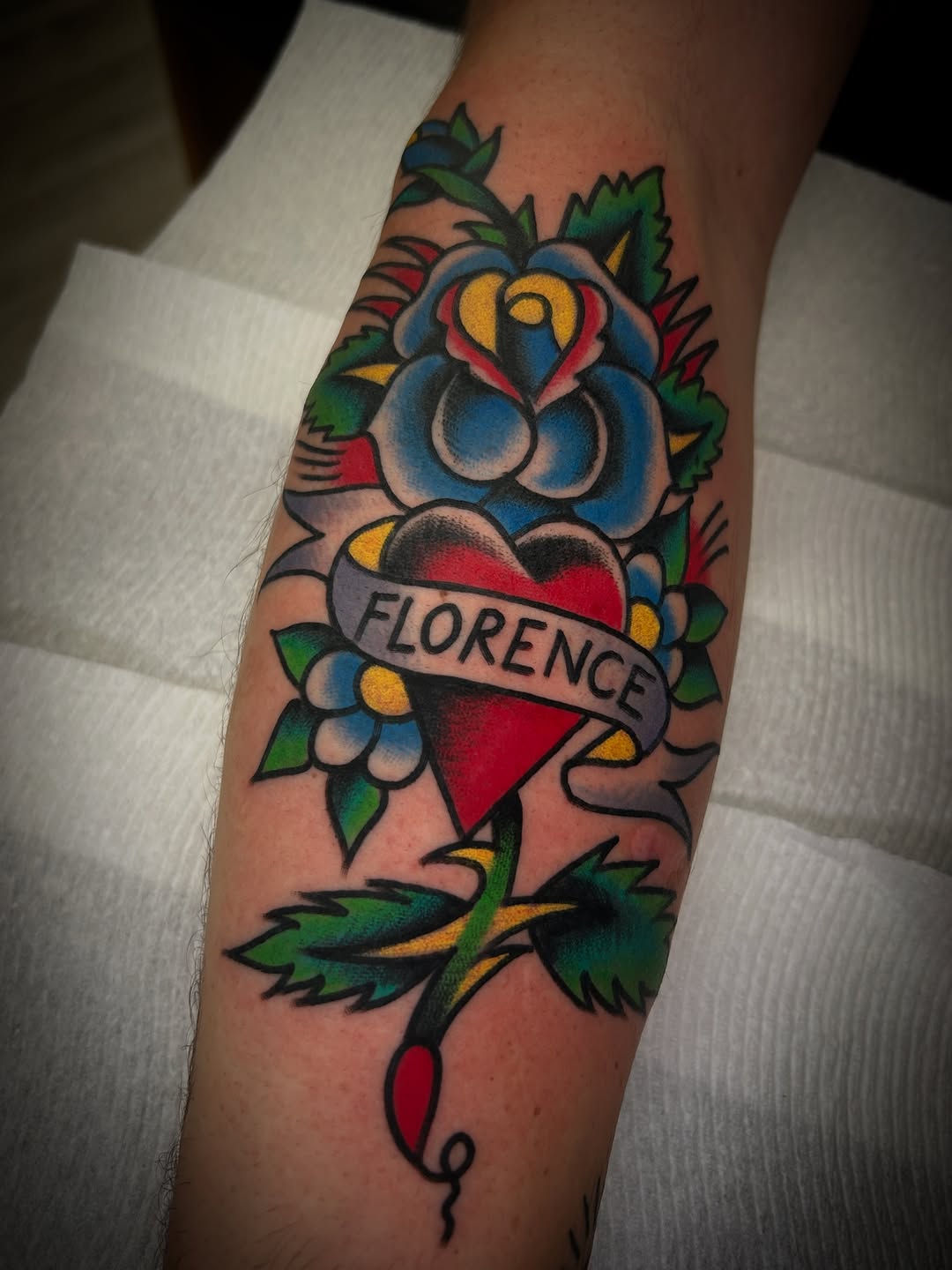 Tattoo by @ericcaudilltattoo — american_traditional