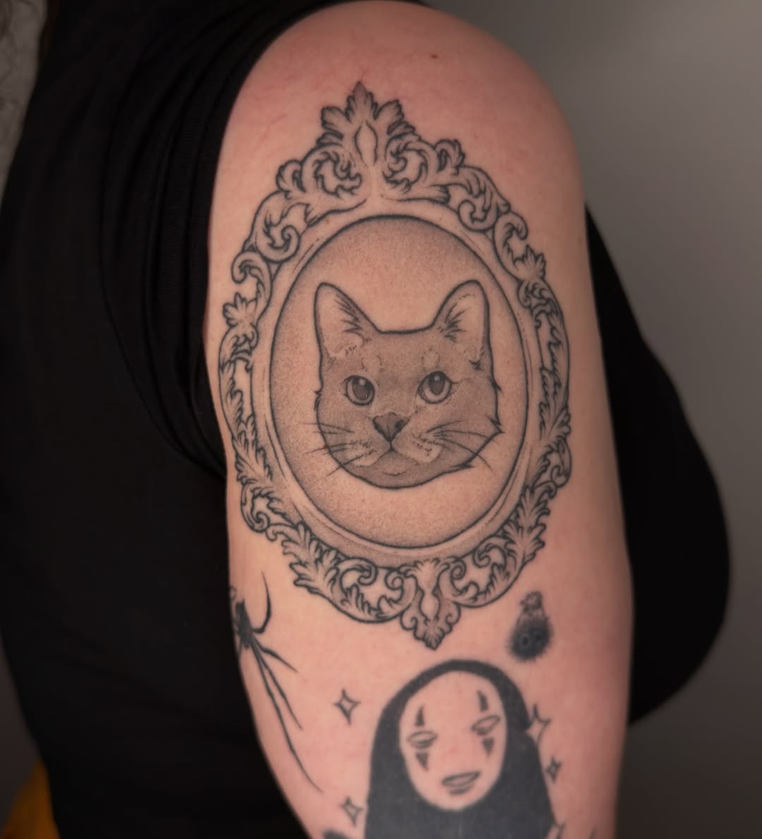 Tattoo by @juleghoul — realism, black_and_grey