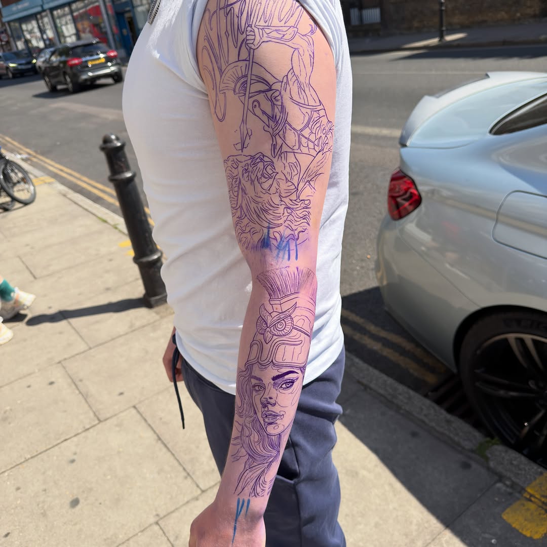 Tattoo by @22.co.uk — lettering_script