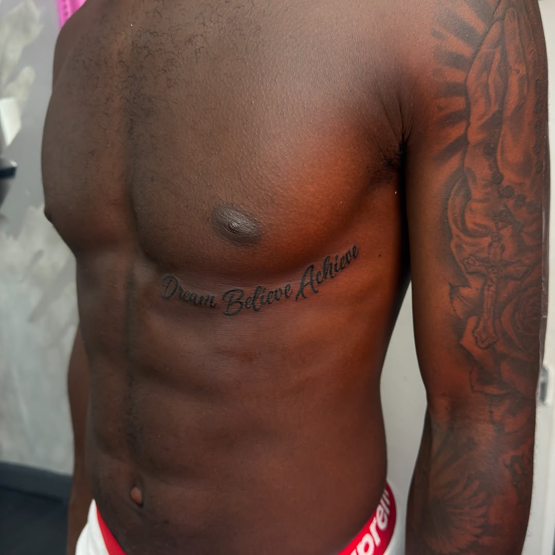 Tattoo by @22.co.uk — lettering_script, fine_line