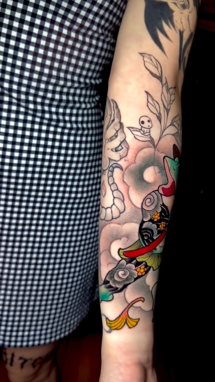 Tattoo by @copperbunnyink โ japanese_irezumi