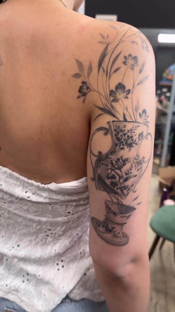 Tattoo by @weaponized_onion โ black_and_grey, realism