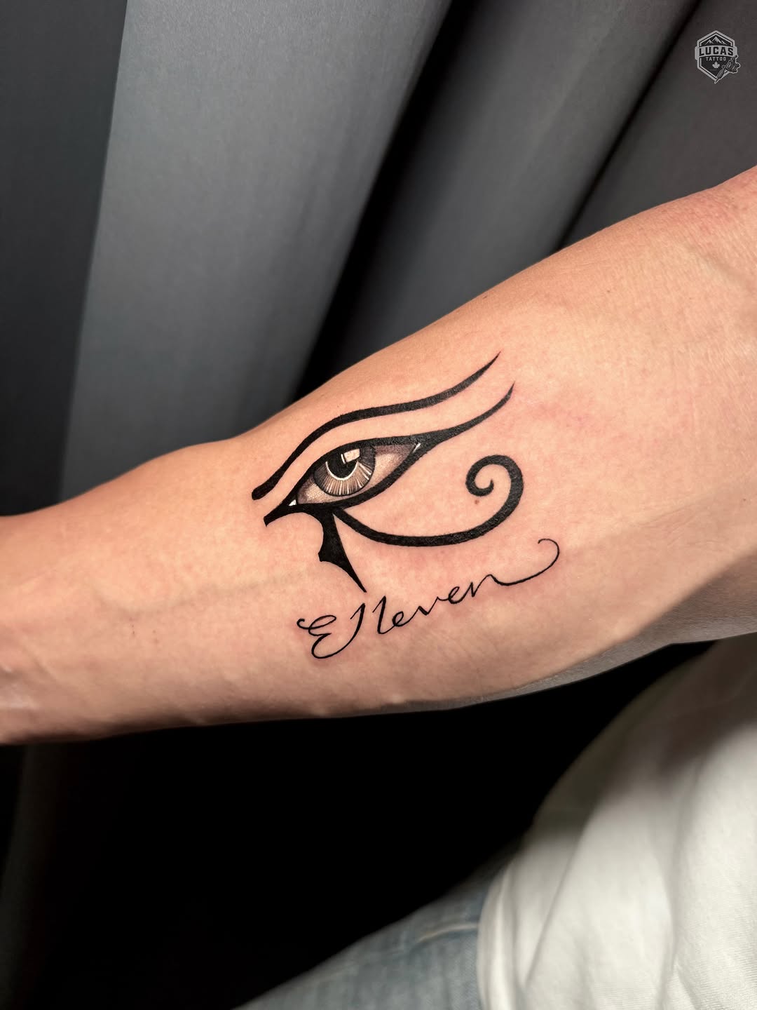 Tattoo by @lucastattoo.ca โ fine_line, lettering_script