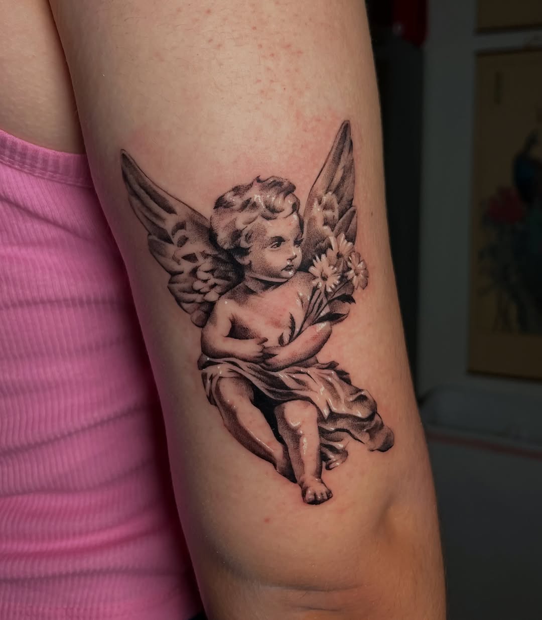 Tattoo by @micah_mariah — realism, black_and_grey