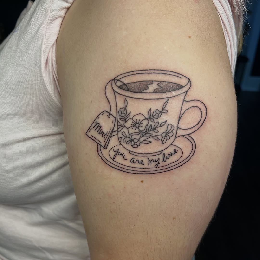 Tattoo by @lyvia.tattoo — fine_line, lettering_script