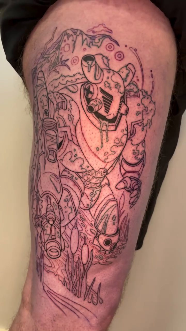 Tattoo by @madbowen.tattoos — japanese_irezumi, blackwork