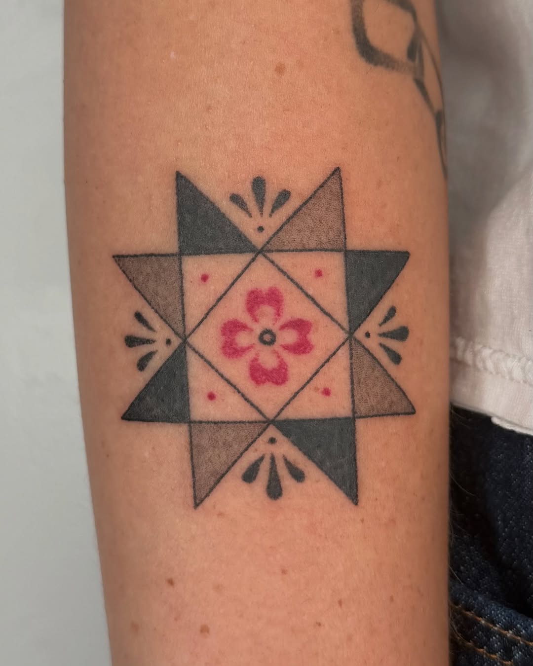 Tattoo by @sensitive.chaos.tattoo — geometric, dotwork