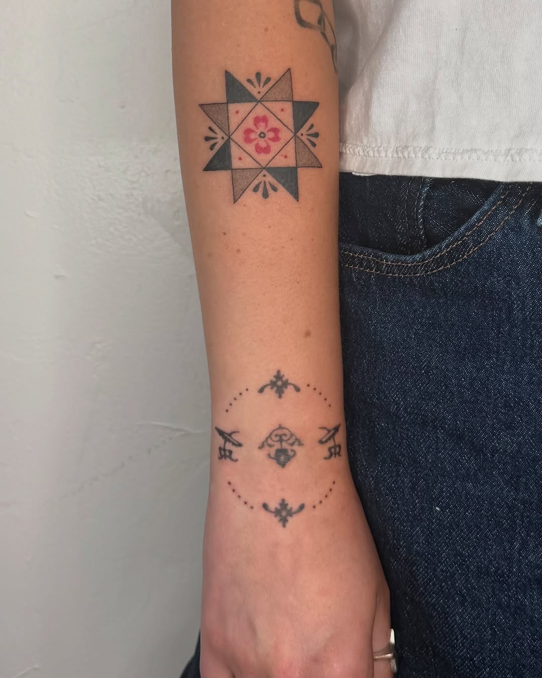 Tattoo by @sensitive.chaos.tattoo — geometric, ornamental