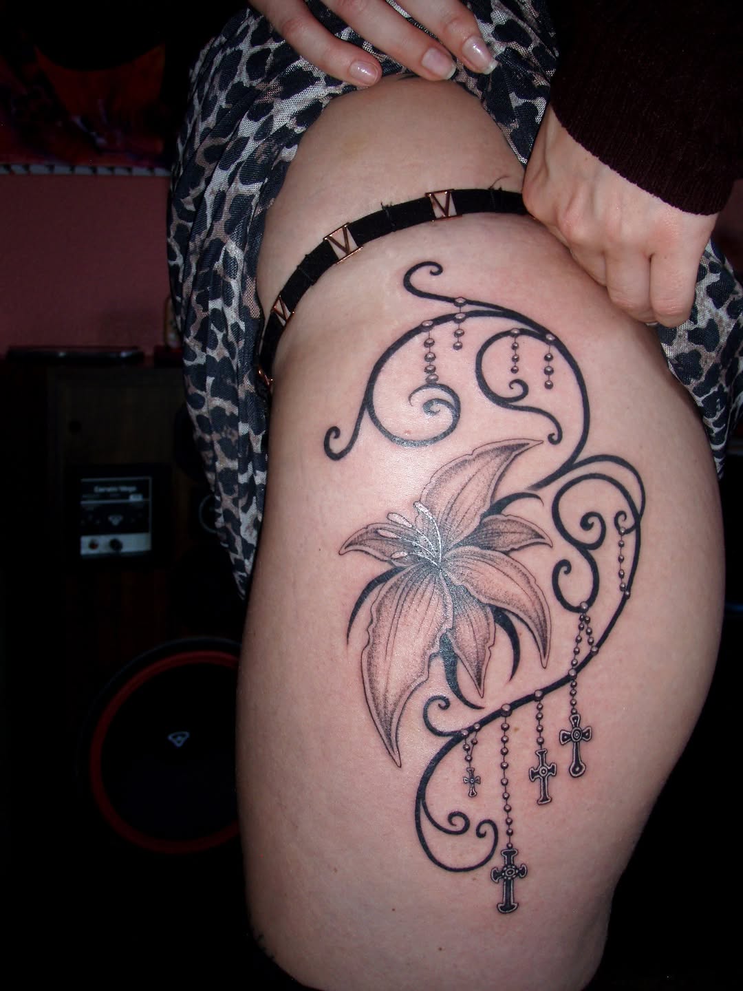 Tattoo by @fried_world — black_and_grey, ornamental