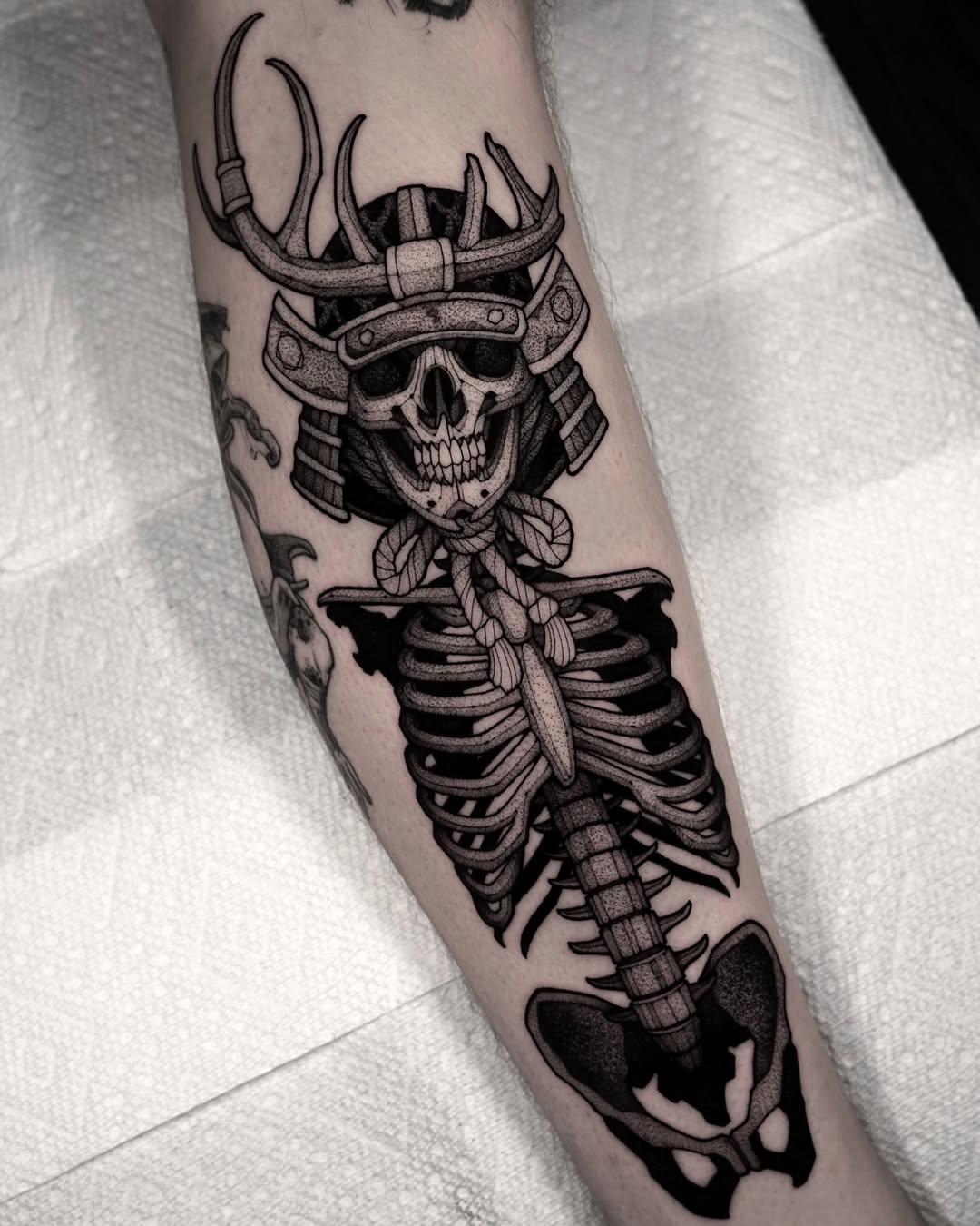 Tattoo by @maxwelllacroix — black_and_grey, realism