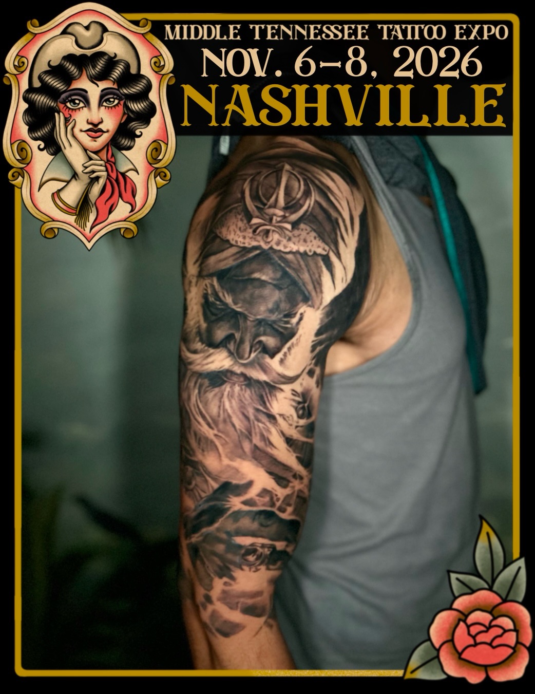 Tattoo by @jakeomen — black_and_grey, realism