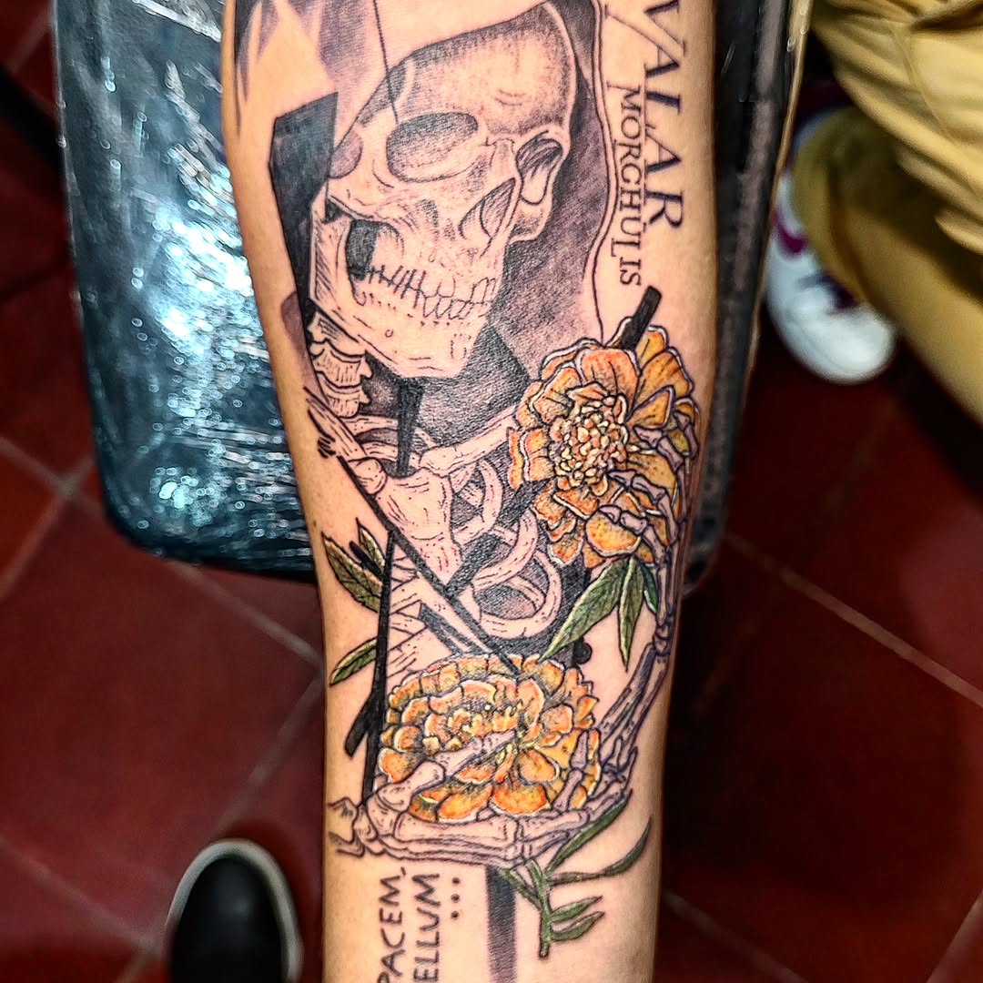 Tattoo by @tintafinart — black_and_grey, realism