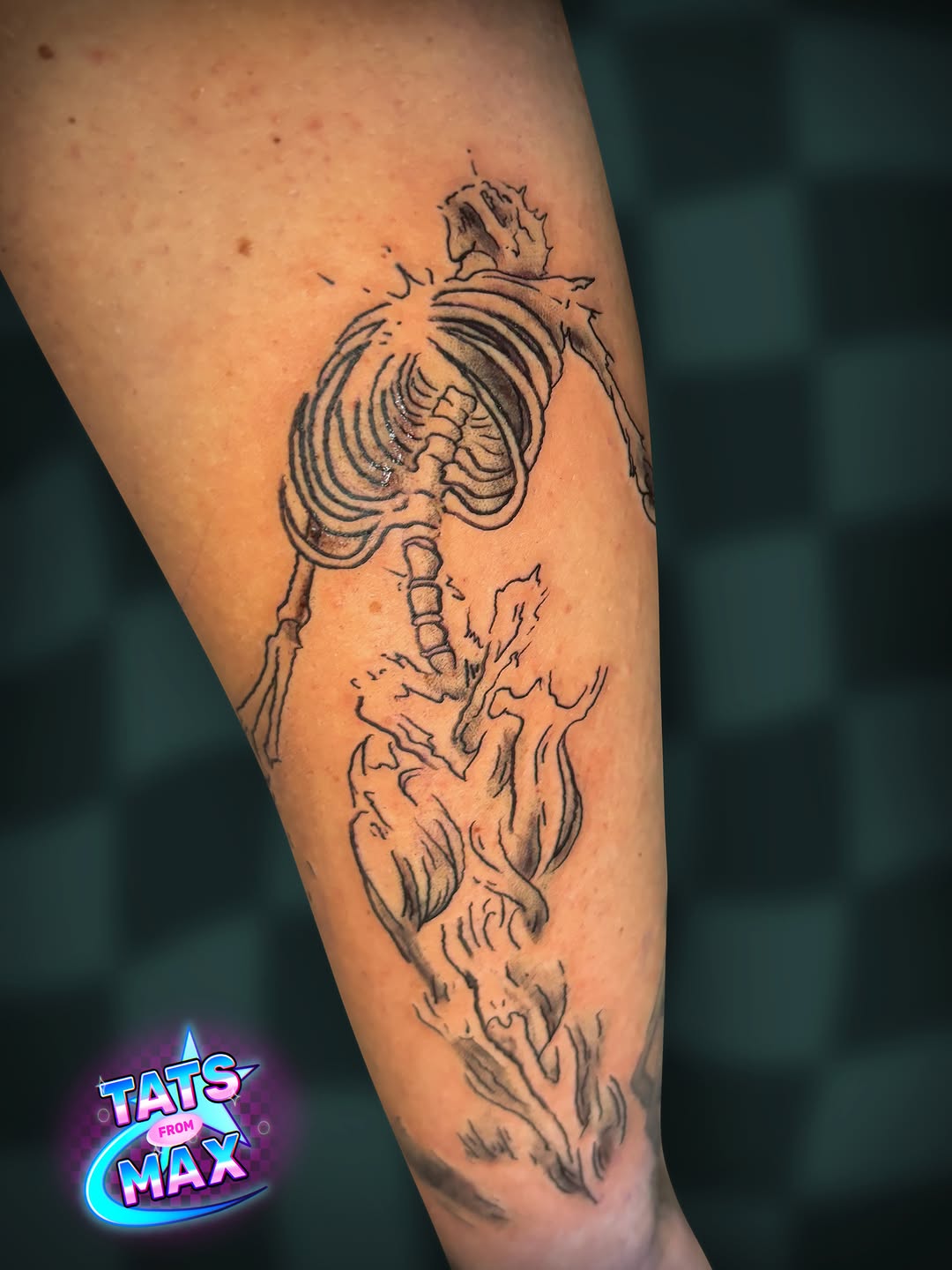 Tattoo by @tatsfrommax โ black_and_grey, illustrative