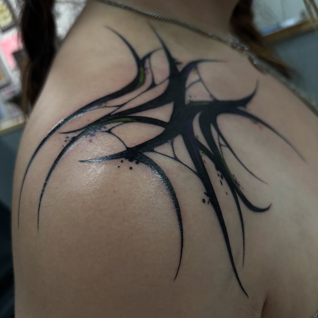 Tattoo by @b2_spiritink — blackwork, ornamental