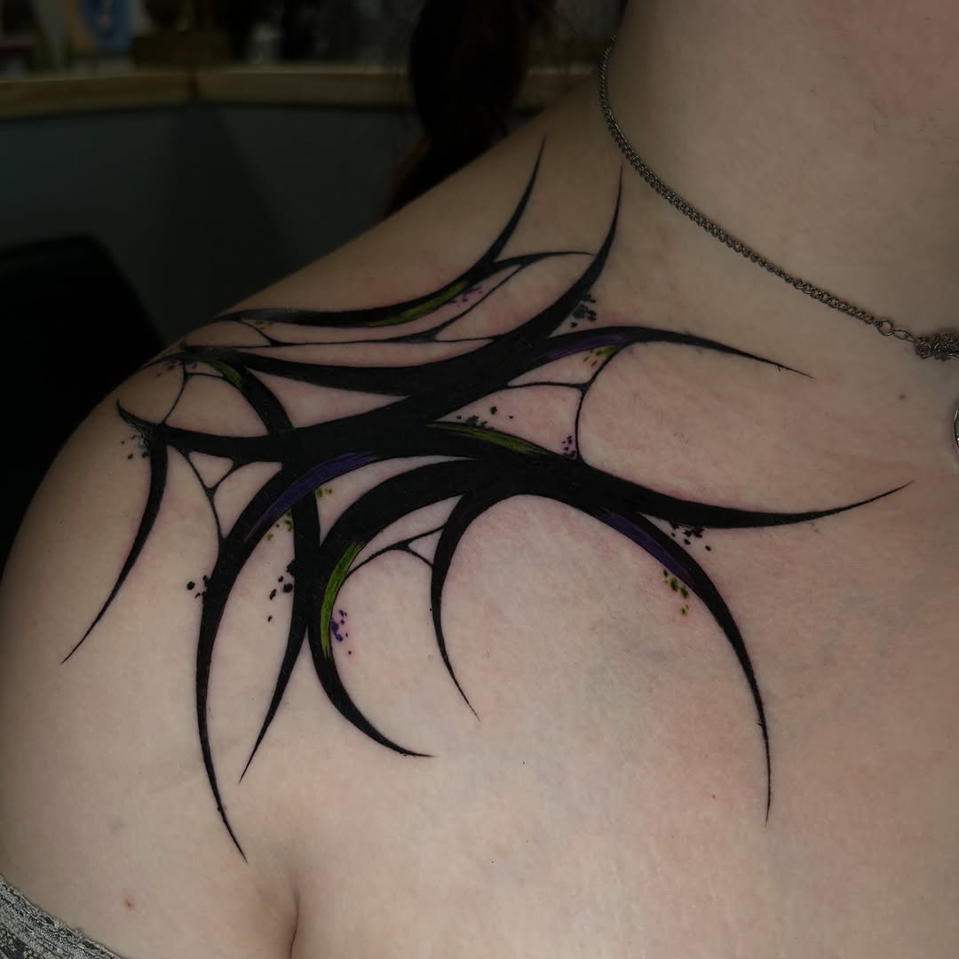 Tattoo by @b2_spiritink — blackwork, ornamental