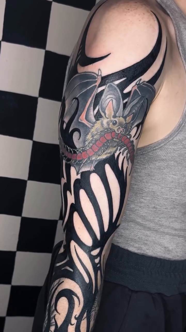 Tattoo by @notsik.inks — japanese_irezumi, blackwork